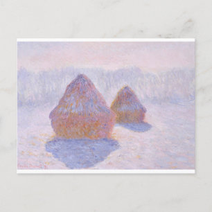 Haystacks by Claude Monet Postcard