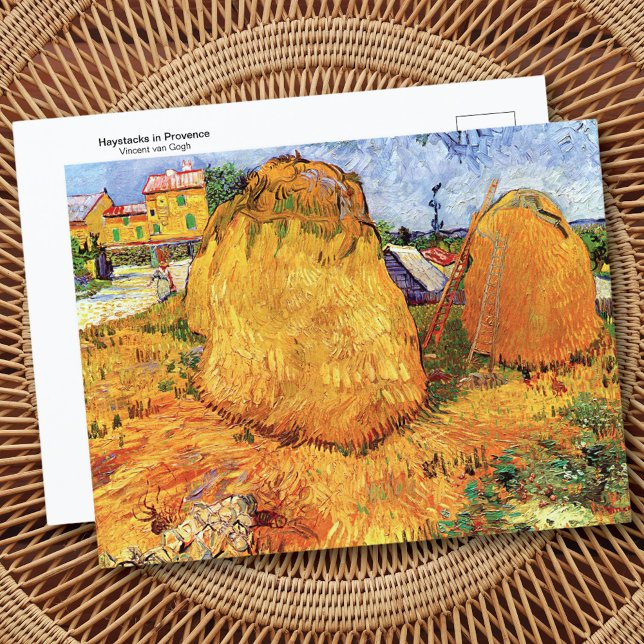 Haystacks Provence Vincent van Gogh Postcard (Creator Uploaded)