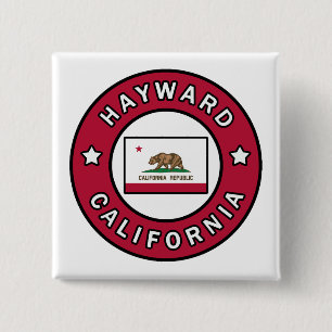 Hayward California 15 Cm Square Badge
