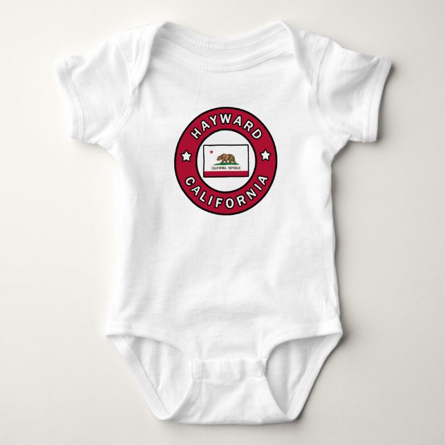 Hayward California Baby Bodysuit (Front)