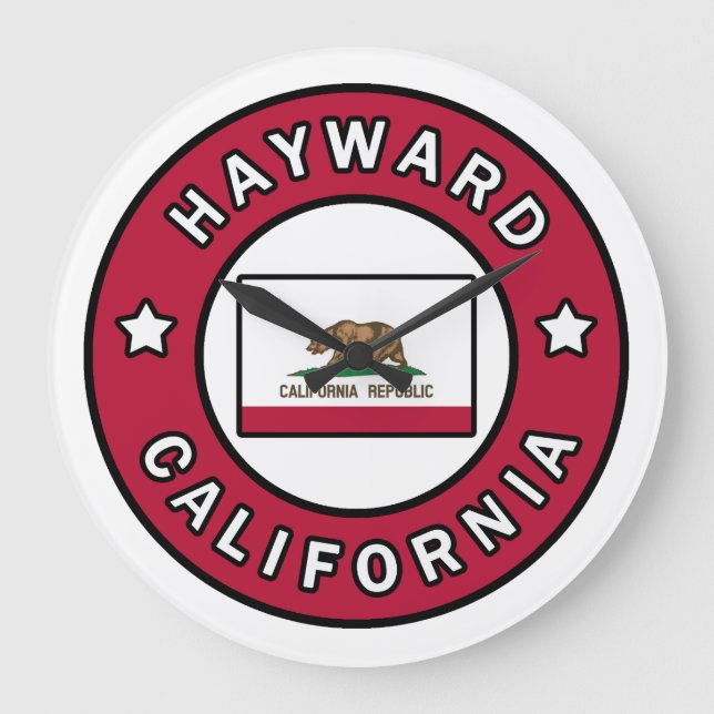 Hayward California Large Clock (Front)