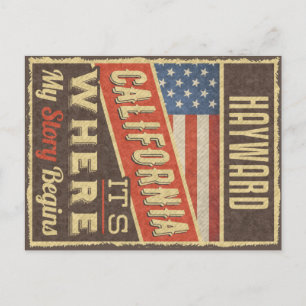 Hayward California Postcard