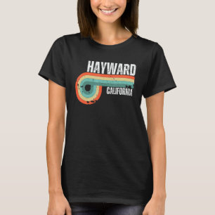 Hayward City California State Vintage Retro Souven T-Shirt