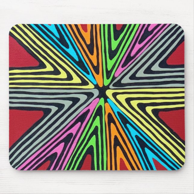 Haywire in Neon Mousepad (Front)
