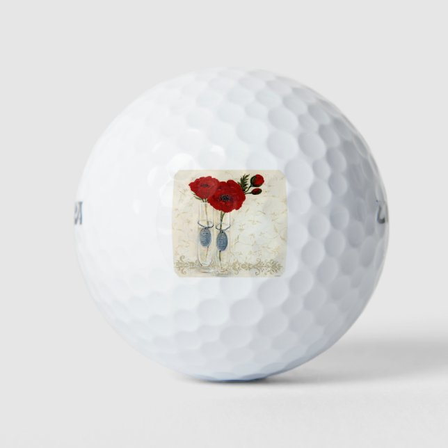 HAZ37 Inspired Red.tif Golf Balls (Front)
