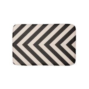 Hazard Stripes Bath Mat