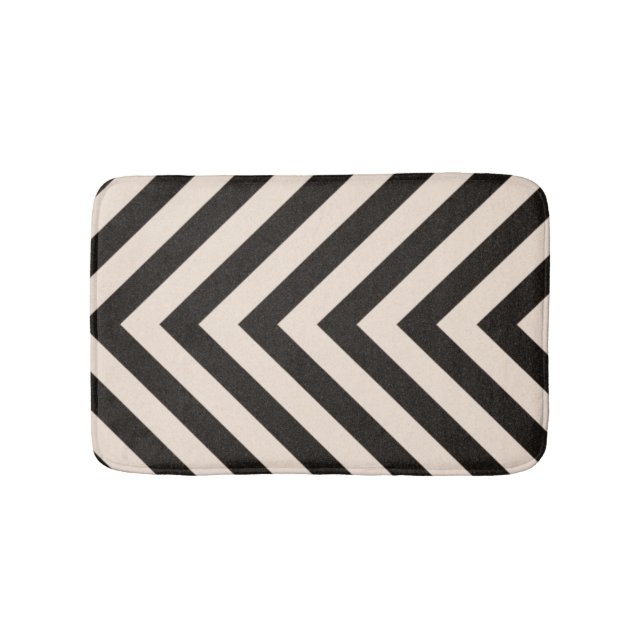 Hazard Stripes Bath Mat (Front)