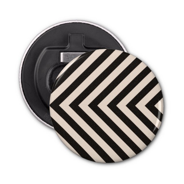 Hazard Stripes Bottle Opener (Front)