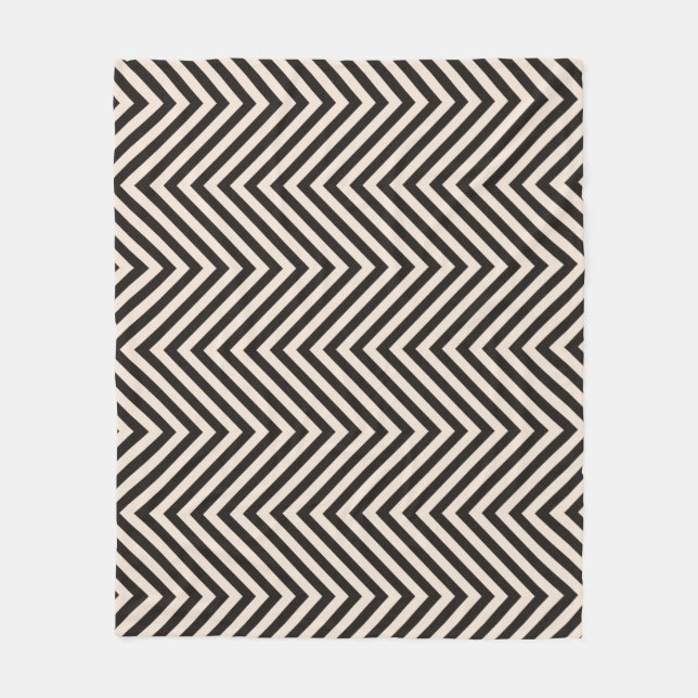 Hazard Stripes Fleece Blanket (Front)