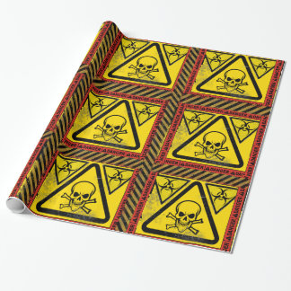 Hazard Warning Wrapping Paper V4