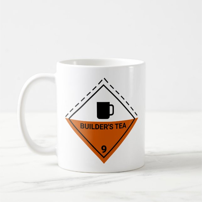 Hazardous - Builder's Tea Mug (Left)