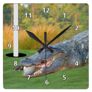 Hazardous Lie,  Gator, Golfer’s Clock