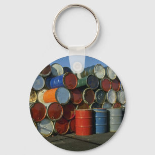 Hazardous waste barrels key ring