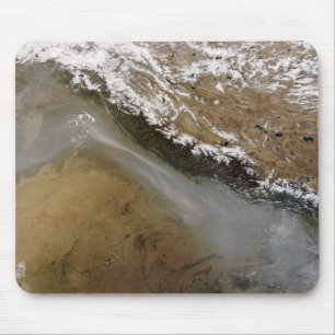 Haze along the Himalaya Mountains Mouse Mat