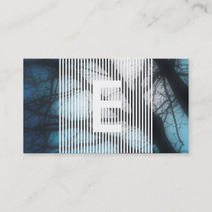hazed monogram refer a friend referral card