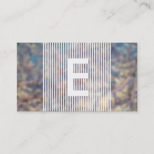 hazed monogram referral card