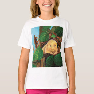 Hazel dormouse eating hazelnut T-Shirt