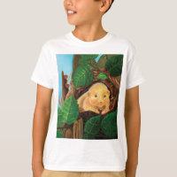 Hazel dormouse eating hazelnut