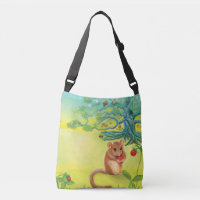 Hazel Dormouse Eating Wild Strawberry 