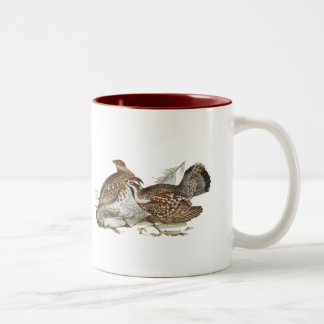 Hazel Grouse Two-Tone Coffee Mug