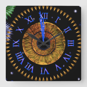 Hazel Midnight Clock