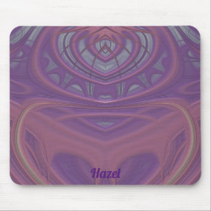 HAZEL ~ Pink Mauve and Lavender Design Mouse Mat