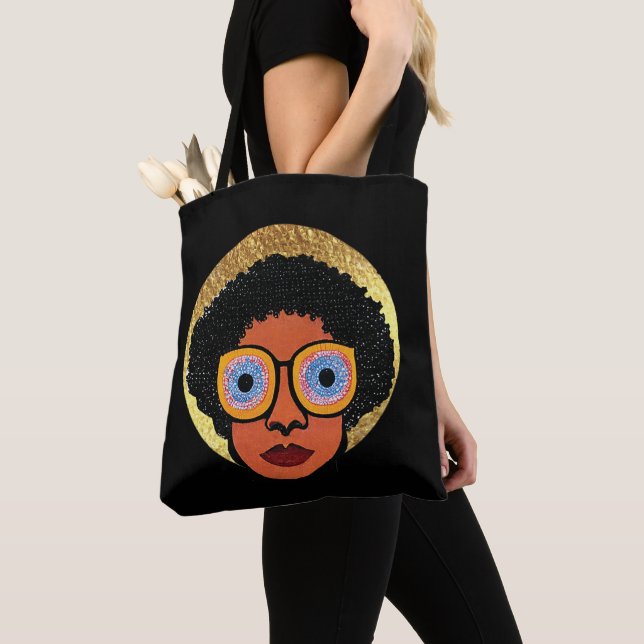 Hazel the Visionary Tote Bag (Close Up)