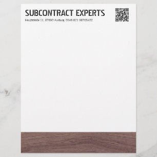 Hazel Wood Custom Letterhead