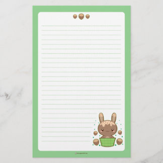 Hazelnut Truffle Bunny Stationery