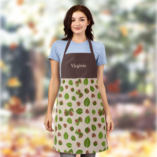 Hazelnuts Pattern Apron