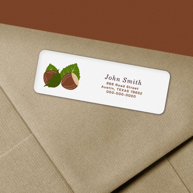 Hazelnuts Return Address Label (Hazelnuts Return Address Label)