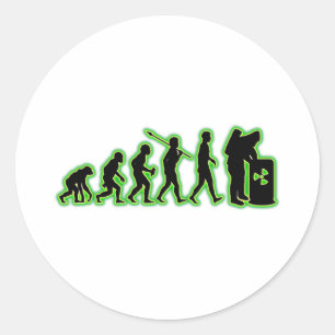 Hazmat Classic Round Sticker