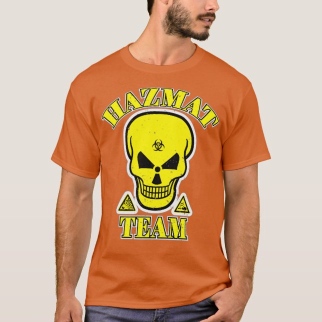 Hazmat Team Hazardous Material Technicians T-Shirt (Front)
