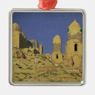 Hazreti Shakh-i-Zindeh Mausoleum Metal Tree Decoration