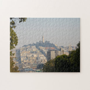 Hazy Coit Tower, San Fancisco, California Jigsaw Puzzle