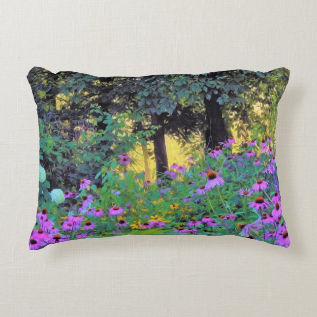 Hazy Morning Sunrise in My Rubio Garden Decorative Cushion (Front)