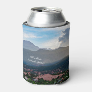 Hazy Pikes Peak Sunset Can Cooler
