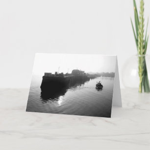 Hazy South Pier, Bridlington Card