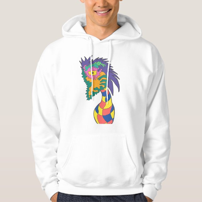 Hazy Vase Face Hoodie (Front)