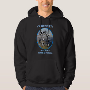 Hazy, with a chance of Penguins hoodie sweatshirt