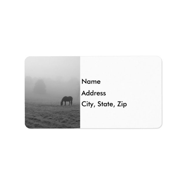 Hazzy Grazing Grayscale Label (Front)