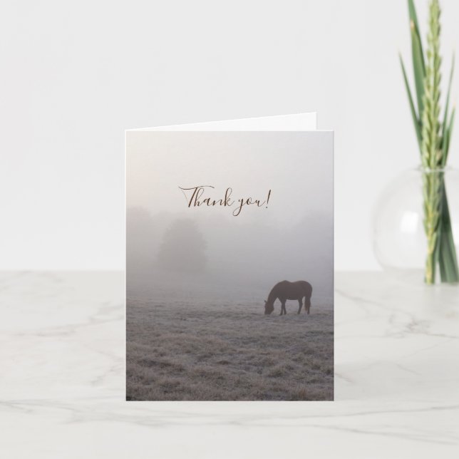 Hazzy Grazing Thank You Card (Front)