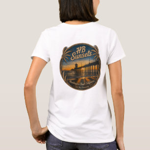 HB Sunsets (T-Shirt) John Minar Photography T-Shirt