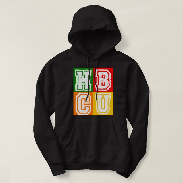 HBCU African American Black History College Alumni Hoodie (Design Front)