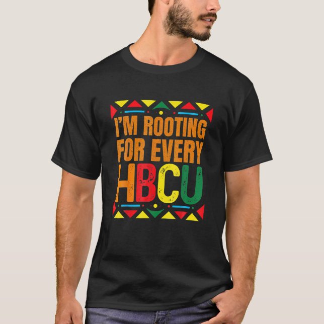 HBCU African American Historic Black Colleges And T-Shirt (Front)