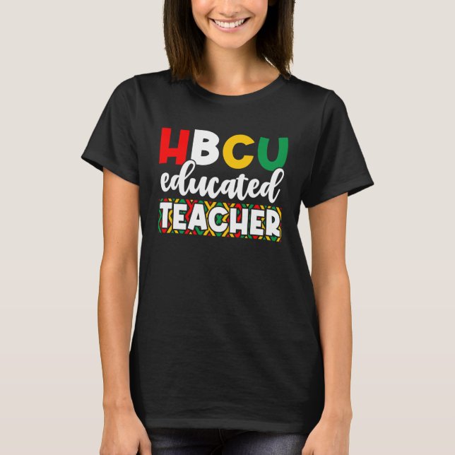 HBCU Apparel Historical Black College HBCU Educate T-Shirt (Front)