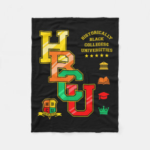 Hbcu Apparel Historically Black Colleges Universit Fleece Blanket