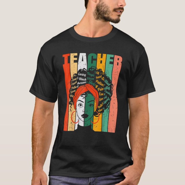 HBCU Black History Month African American Awesome  T-Shirt (Front)
