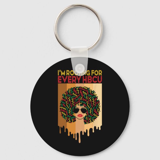 Hbcu Black History Month Tees  Key Ring (Front)