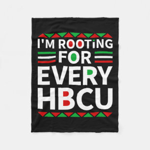 Hbcu Black History Pride Historical Black College  Fleece Blanket
